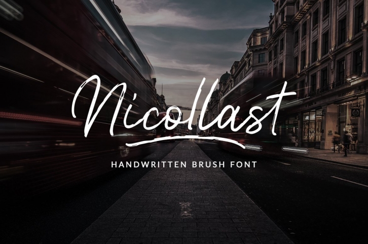 Nicollast Handwritten Brush Font Download