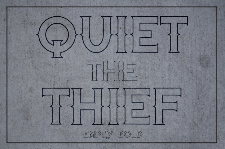 Quiet the Thief Font Download