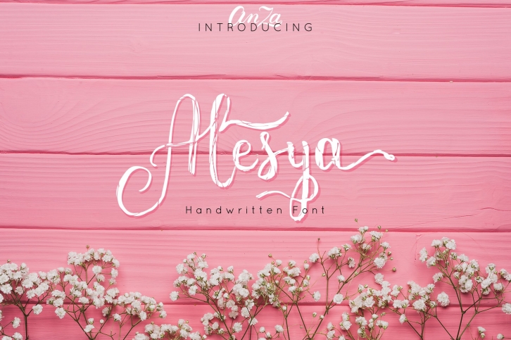 Alesya hand written font Font Download