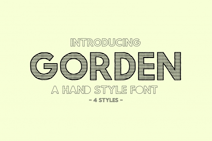 Gorden Font Download