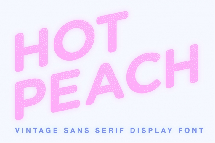 Hot Peach Font Download