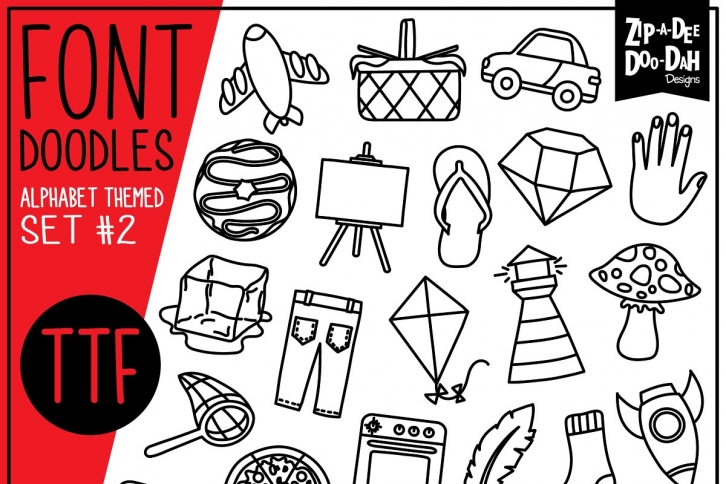Alphabet Doodle 2 Font Download