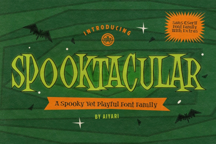 Spooktacular Family + Extras Font Download