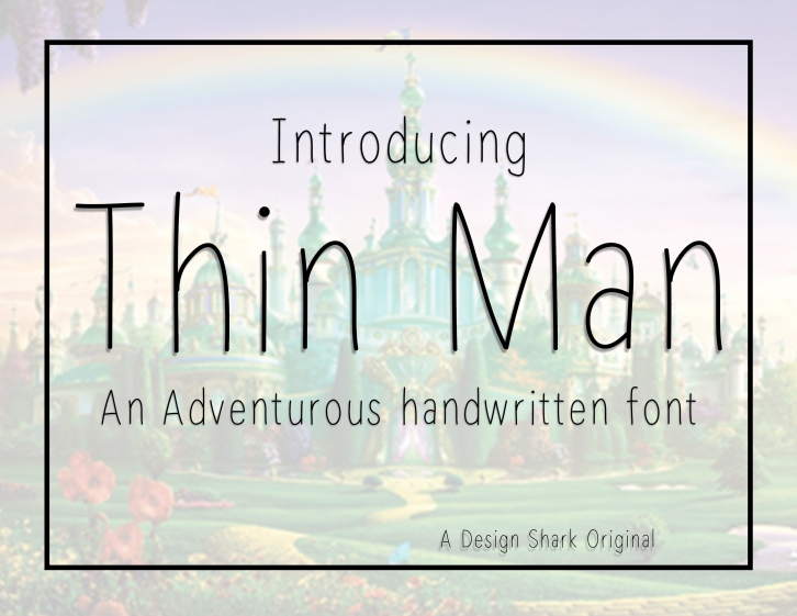 Thin Man Font Download