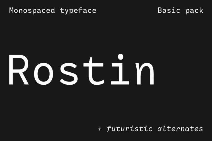 Rostin – Basic pack Font Download