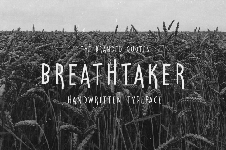 Breathtaker Typeface Font Download