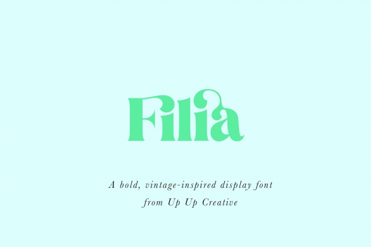 Filia Serif Display Font Download