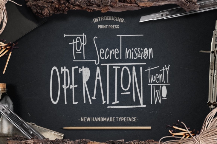 Operation 22 Typeface Font Download