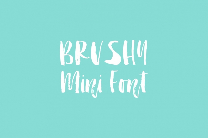 Brushy Mini font Font Download