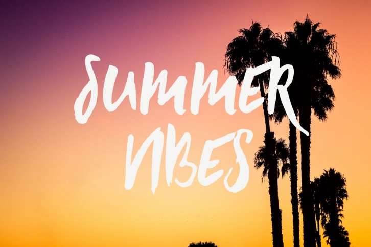 Summer Vibes Font Download