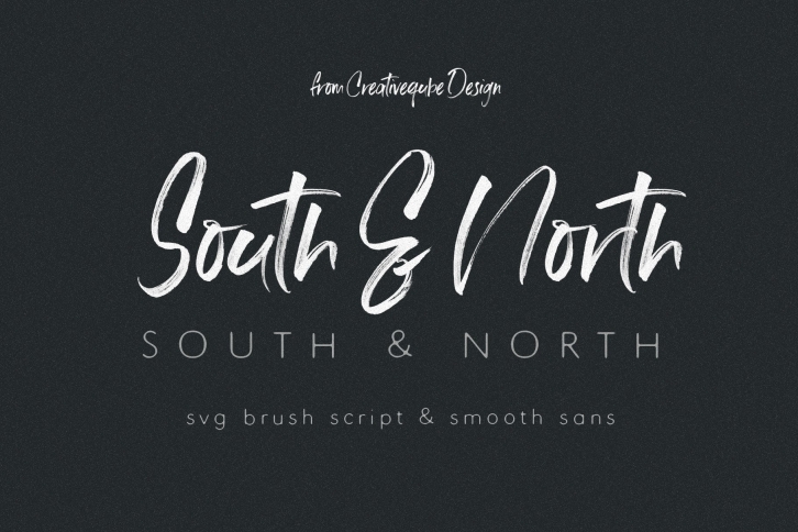 South  North SVG Duo Font Download