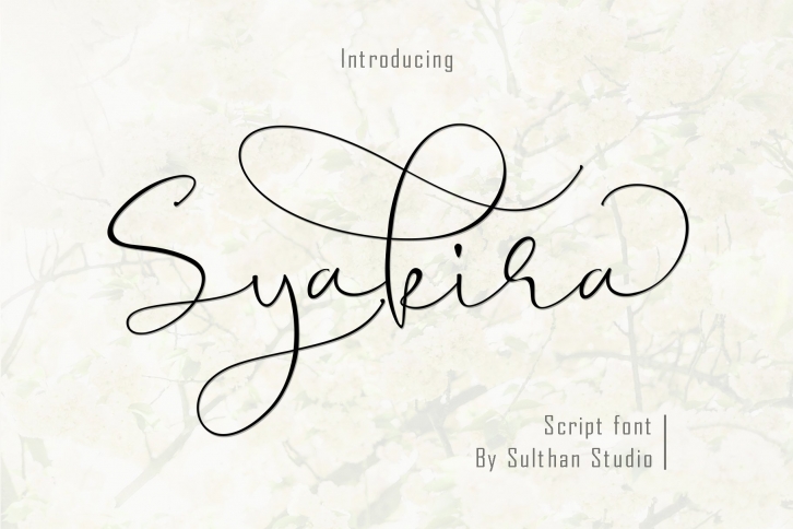 Syakira Scipt Font Download