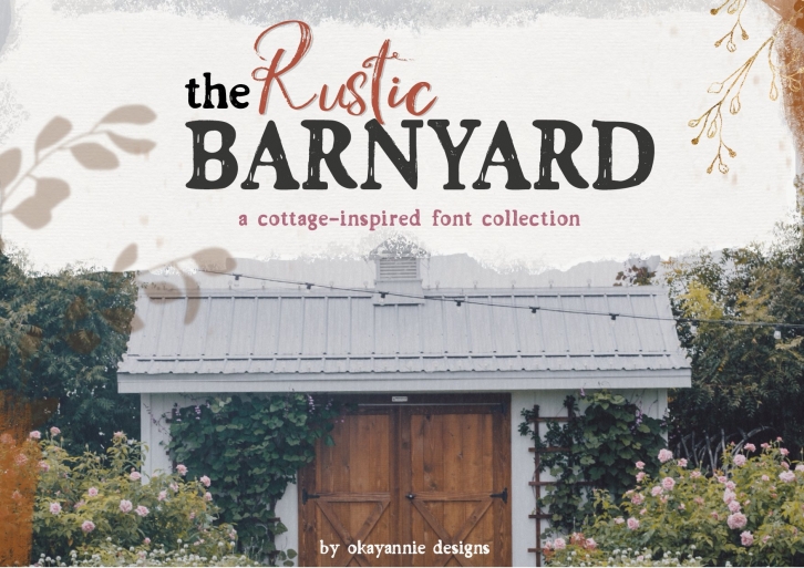 the Rustic Barnyard Collection Font Download