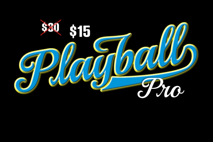 Playball Pro 50% Off Font Download
