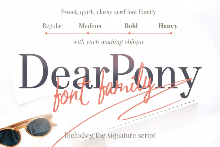 DearPony; Serif Script Duo Font Download
