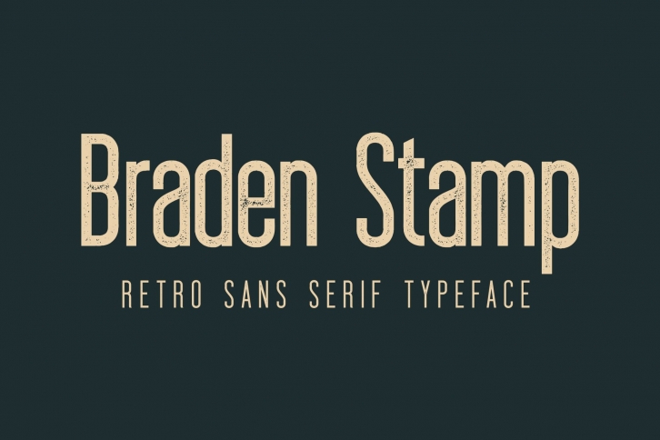 Braden Stamp Font Download