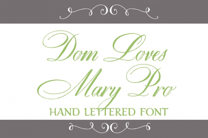 Dom Loves Mary Pro Font Download