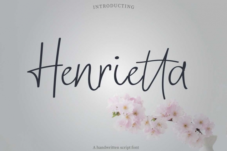 New! Henrietta Font Download
