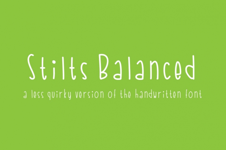 Stilts Balanced Font Download