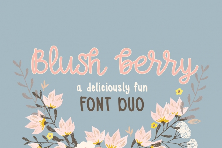 Blush Berry Duo Font Download