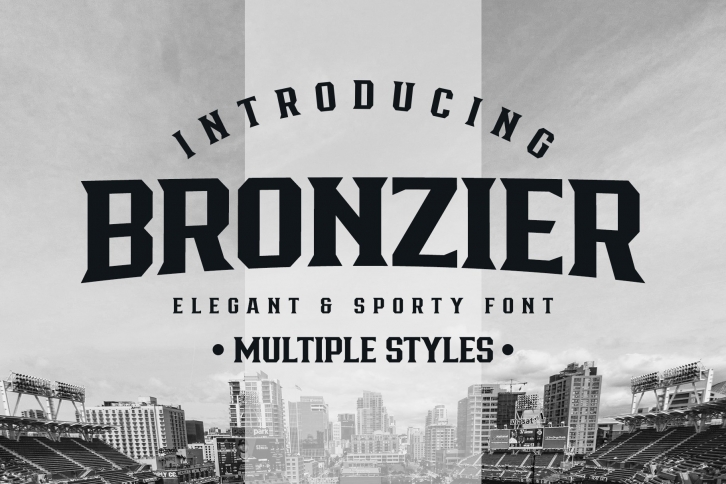 Bronzier Family Font Download
