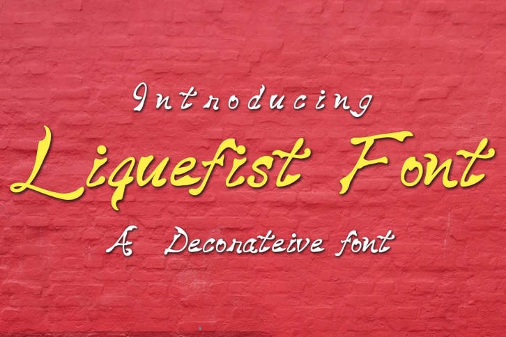 Liquefist Font Download