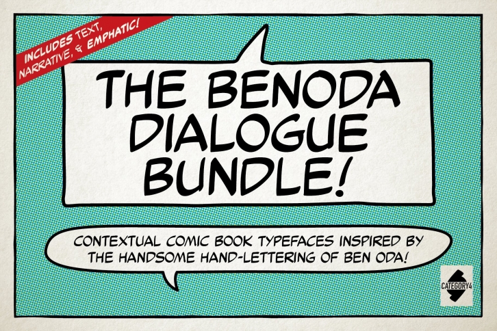 Benoda Dialogue Bundle Font Download
