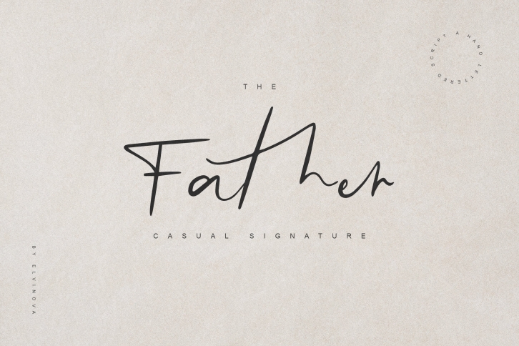 Father Casual Script Font Download