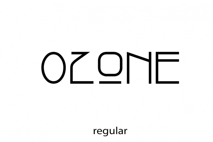 OZone regular Font Download