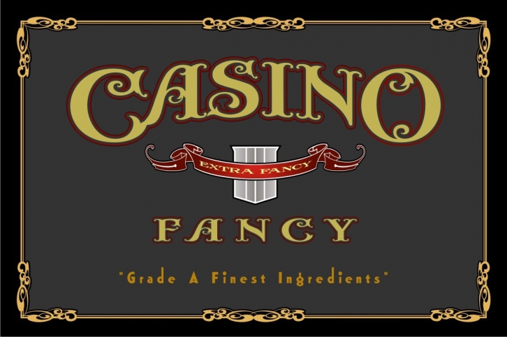 Casino Fancy Font Download