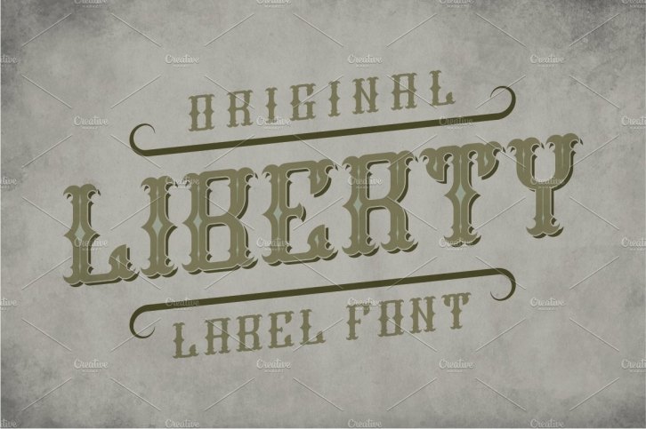 Liberty Label Typeface Font Download