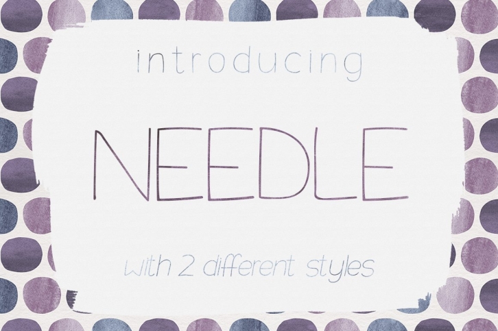 Needle Sans Serif Font Download
