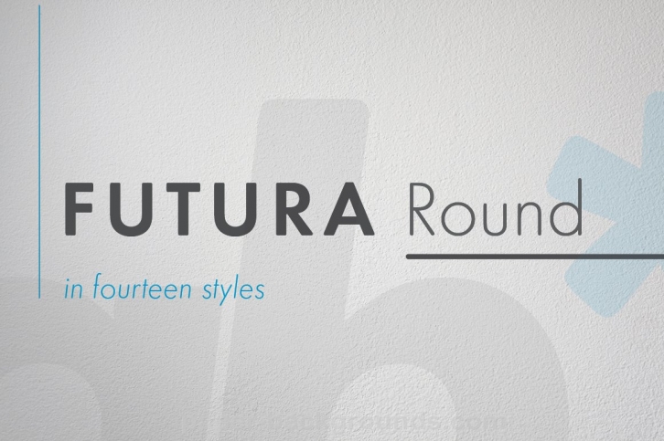 Futura Round Bold Oblique Font Download