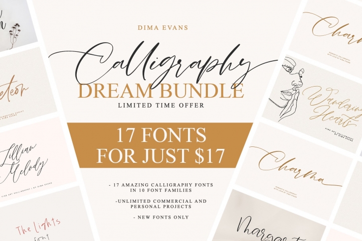 Calligraphy Handwritten Bundle Font Download