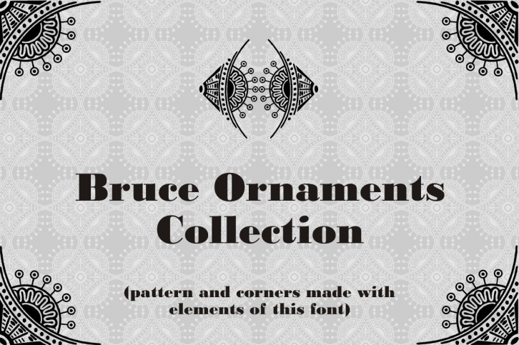 Bruce Ornaments Collection Font Download