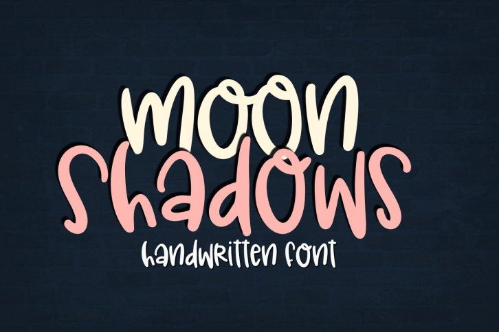 Moon Shadows Handwritten Font Download