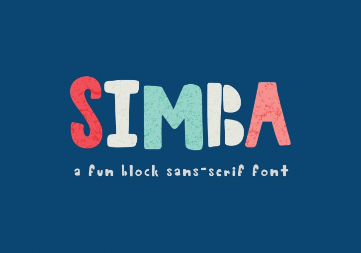 Simba Block Sans-Serif Font Download