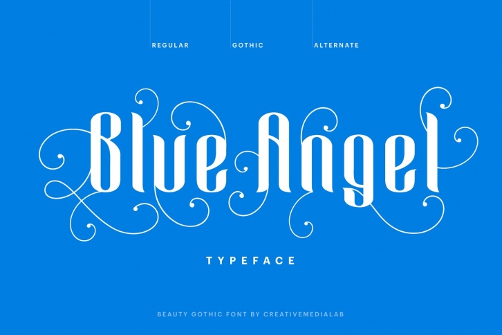 Blue Angel Font Download