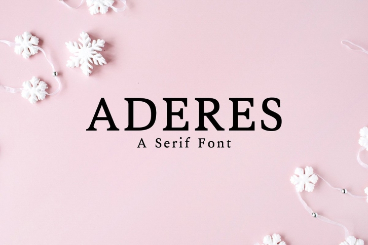 Aderes Serif 2 Family Pack Font Download