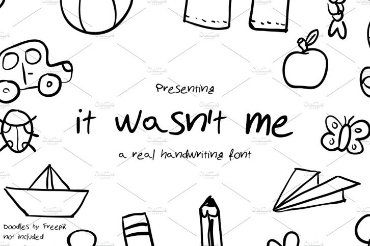 It wasn't me Font Download