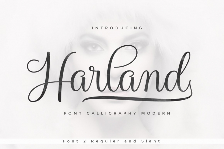 Harland (Reguler  Slant) Font Download