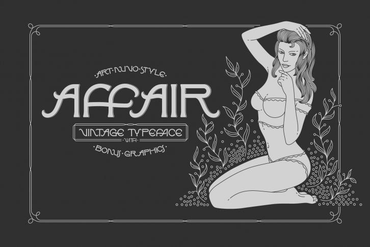 Affair Typeface  Graphics Font Download