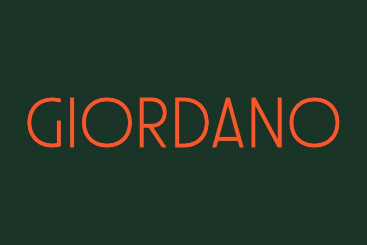 Giordano – Family Font Download