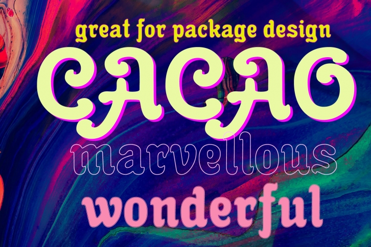 Cacao Packet Font Download