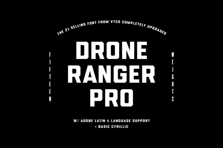 Drone Ranger PRO Family Font Download