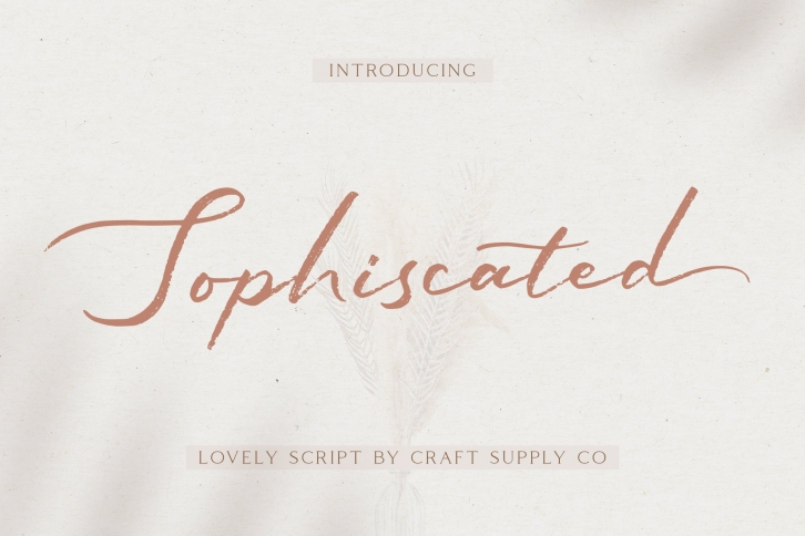 Sophiscated Font Download