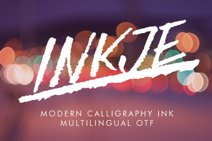 Inkje Italic Font Download