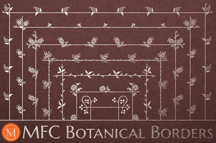 MFC Botanical Borders Font Download