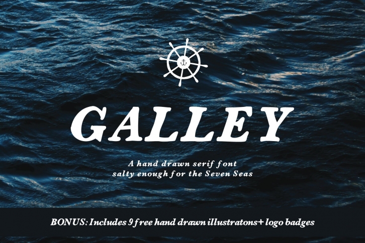 Galley + Logo Badges Font Download