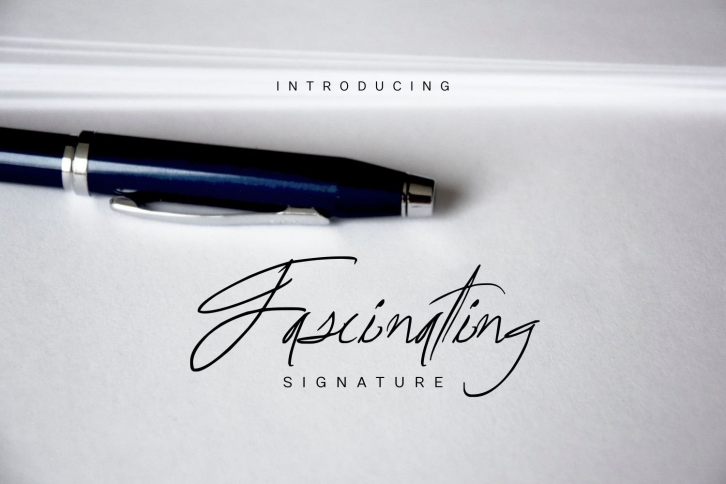 Fascinating Signature Font Download